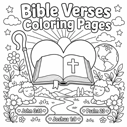 Bible Verses Coloring Pages coloring pages