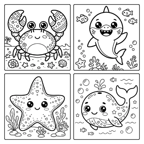 Ocean Animals coloring pages