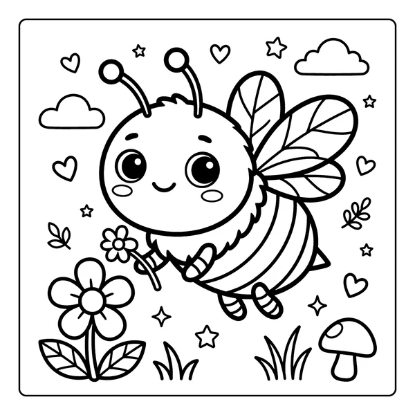 Hornet Coloring Page coloring page
